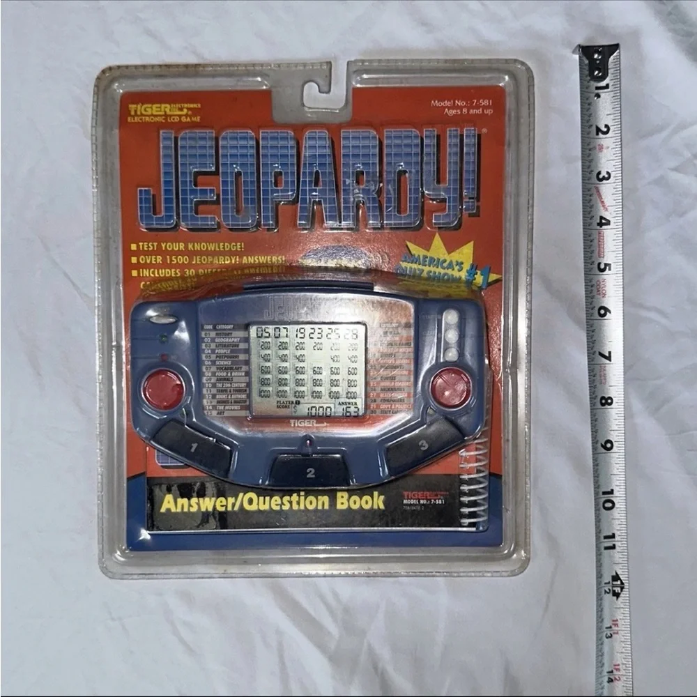 Vintage 1997 Tiger Electronics Jeopardy Handheld Electronic Game New Sealed